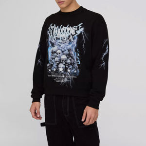 Mejor calidad nuevo estilo Streetwear Color sólido hombres pulóver sudadera invierno cálido manga larga hombres sudadera - Product Image 4