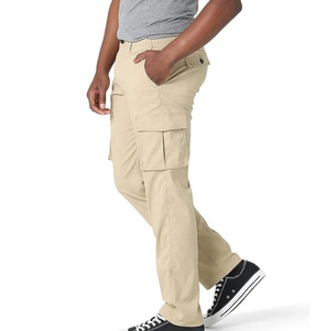 Men's Cargo Pants Multi Pocket Straight Fitting Elastic Waist Workwear Pants Men's Clothing Outdoor Workout Overalls Joggers - Product Image 6