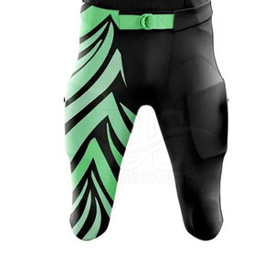 Uniforme de Fútbol Americano de Verano de Alta Calidad, 100% Poliéster, Transpirable, Talla Grande, con Colores y Logotipo Personalizados - Product Image 4