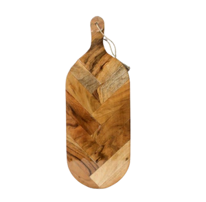 Planche à découper rectangulaire en bois royal de finition naturelle de bloc à découper pour l'utilisation d'ustensiles de cuisine de coupe de légumes - Product Image 5