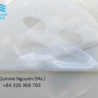 Masque Bio Cellulose Membrane Bio Cellulose Sans Sérum pour Visage, Lèvres, Yeux Feuilles 3 couches du Vietnam