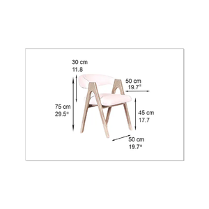 Silla de madera hecha a mano duradera Diseño moderno con mayor comodidad para la oficina en el hogar y la hospitalidad - Product Image 6