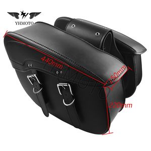 Bolsa de remaches de sillín lateral universal para motocicletas Touring para Harley Cruiser Street Sportster Electra Glide Body Systems Packet - Product Image 4