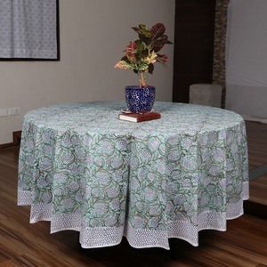 Beautiful Handmade Round Cotton <b>Table</b> Cover <b>Table</b> <b>Cloth</b> Room Decorative <b>Table</b> Cover Cotton Round Tapestry - Product Image 5