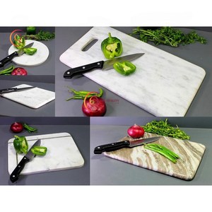 Fantaisie Designer Blanc Pur Marbre Planche À Découper À La Main Décoratif Cuisine Boucher Bloc Haute Qualité Ustensiles De Cuisine Accessoires - Product Image 6