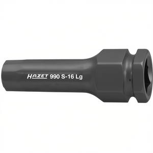 Hazet 1/2'' Long <b>Impact</b> Screwdriver <b>Socket</b> with XZN Square and Serration Profile - Product Image 2