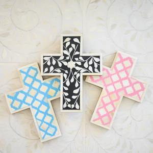 New design handcrafted <b>MOP</b> christian cross <b>wall</b> decorations roman catholic crosses for home living room - Product Image 6