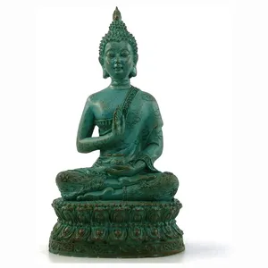 Thailandia Home Decor seduto Buddha avorio giardino Indoor antico Souvenir statua di Buddha indù scultura statua ornamento