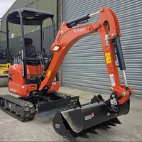 Mini-excavatrice U17 2025 pour moteur 1 tonne, capacité de la benne de 0,21 m, puissance de 20 kW, garantie de 4 ans, fabrication JCB