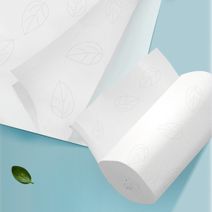 Nhà Máy Bán Buôn Sang Trọng Mềm Trắng Mô Nhà Vệ Sinh Giấy Cuộn Nước Hòa Tan Flushable Được Làm Từ Trinh Nữ Gỗ Bột Giấy Tre Gói Loại - Product Image 2
