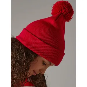 Casquette à pompon originale personnalisée pour junior, accessoires de sport d'hiver, merchandising - Product Image 4