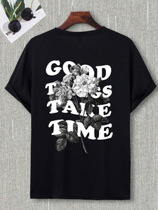 เสื้อยืด100% ผ้าคอตตอนเนื้อนุ่มสไตล์วินเทจสำหรับผู้ชายพิมพ์ลายดิจิทัลทำจากเสื้อผ้าผู้ชายที่กำลังมาแรงในปากีสถาน - Product Image 6