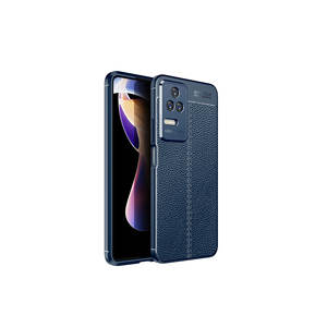 Coque en silicone TPU bleu marine de luxe JoieCreatif Niss pour Xiaomi Poco F4, fine, antichoc, protection arrière - Modèle A58 - Product Image 1