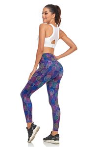 Customized High-Waisted Spandex Gym <b>Leggings</b> for <b>Women</b> Active Yoga Wear for Fitness - Product Image 3