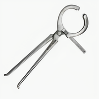 Offre Spéciale 40cm en acier inoxydable testeur de sabot réglable Instrument vétérinaire pour forgeron maréchal-ferrant outils de ferrage