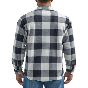 Chemise en flanelle pour homme de style luxueux, vente chaude, anti-rides, haute qualité, prix raisonnable, chemise en flanelle pour homme à manches longues - Product Image 5