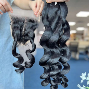 วิกผมเรียเวียดนามผมต่อแบบลอนหลวมนุ่มลื่นคุณภาพดีที่สุด - Product Image 1