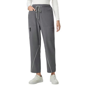 Pantalones duraderos para mujer con logotipo personalizado, parte inferior cómoda de uniforme médico para enfermeras, médicos, clínicas y hospitales - Product Image 1
