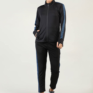 ชุดวอร์มระบายอากาศของผู้หญิงชุดออกกำลังกายแบบเต็มตัวทำจากวัสดุโพลีเอสเตอร์ - Product Image 4