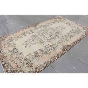พรมวินเทจตุรกีขนาดใหญ่ 5.5x9.4 ฟุต (169x288 ซม.) พรมโมร็อกโกสีน้ำตาล - Product Image 4