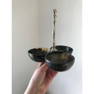 Cuenco para mezclar comida con cuerno de búfalo, hecho a mano, forma personalizada, cuenco para servir comida de gran tamaño, restaurante, vajilla, cuenco con cuerno - Product Image 6