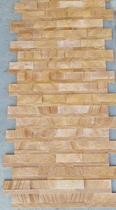 Teakwood-Paneles de piedra arenisca amarilla, revestimiento decorativo de pared de alta calidad, cara dividida para interior y exterior, piedras de cultivo apiladas - Product Image 3
