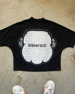 T-shirt uni 100% coton de haute qualité pour hommes, col rond, style de rue avec méthode d'impression numérique et d'écran - Product Image 3