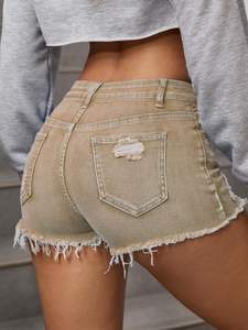 Denim Shorts High Quality Jorts Short <b>Jeans</b> for Women Custom Wholesale Plus Size Denim <b>Jeans</b> for Women - Product Image 3
