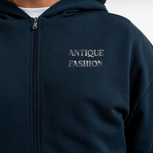 Sudadera con Capucha de Felpa 100% Algodón, 500 Gsm, con Cremallera, para Hombre, para Invierno, Fabricante Mayorista de Ropa para Hombre, Impresión Personalizada - Product Image 3
