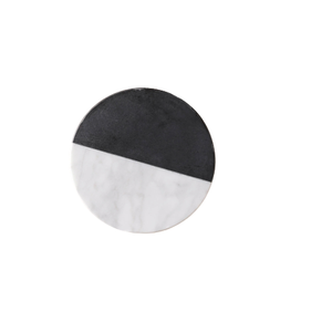 Sous-verre rond en marbre fait main tendance avec papillon en laiton peint pour la décoration de table de mariage - Product Image 5