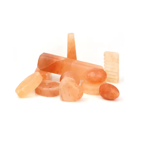 Piedra de masaje de sal de roca Rosa Natural del Himalaya tallada a mano, piedra de masaje de sal de Spa del Himalaya de 150-200 gramos, Pakistán - Product Image 5