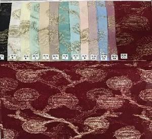 Luxury dyed fabric with <b>gold</b> jari finish 44 inch width for garment making fashion textile wholesale oem odm supplier - Product Image 5