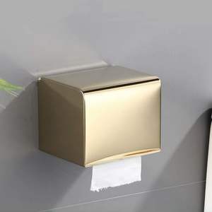 เครื่องจ่ายทิชชู่สแตนเลสแบบพกพาสำหรับห้องน้ำสำนักงานและการเดินทางที่ทันสมัยและกะทัดรัด - Product Image 3