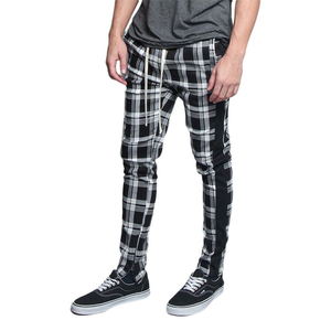 กางเกงขายาวผ้าฝ้าย100% ระบายอากาศได้ดีมีเชือกรูดสำหรับผู้ชาย - Product Image 3