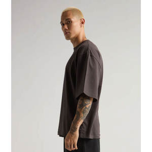 Camiseta de gran tamaño para hombre, Camiseta holgada de hip-hop para gimnasio, culturismo, ropa de calle de malla de secado rápido, Camiseta deportiva - Product Image 3