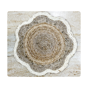 Eco-Friendly Handmade Jute Braided Placemats for Dining <b>Table</b> Decor Tableware <b>Coasters</b> Stone for Home and Restaurant Use - Product Image 3