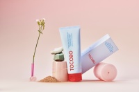 TOCOBO Mousse nettoyante à la noix de coco légèrement alcaline pH 9-11 Micro bulles Nettoyant sébum à pores profonds Argile rose Calamine Vegan