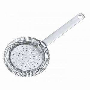 Copper Plated Bar Strainer Reusable <b>Tea</b> <b>Infuser</b> Home and Kitchen Decorative Metal Large Strainer for Coffee <b>Tea</b> and Espresso - Product Image 2