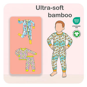 बच्चे के नवजात और शिशु कपड़ों के लिए बांस का रोम्पर रोपर पश्चिमी शैली की पोशाक थोक आरामदायक पहनने - Product Image 1