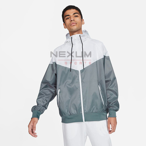 Wholesale Men's Custom Printed Zipper Outdoor Lightweight Windbreaker <b>Jacket</b> <b>Waterproof</b> Spring Season Blouson <b>Thin</b> OEM Service - Product Image 1