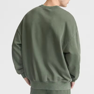 Sweat-shirt personnalisé avec logo, sweat-shirt en coton brodé pour homme, streetwear, sweat-shirt à col rond vierge pour homme, fabricant de sweat-shirt, processus Impex - Product Image 5