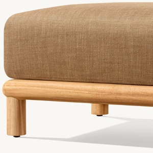 Hot <b>sale</b> eco-friendly <b>teak</b> <b>wood</b> ottoman sofa with a unique simple modern style and durable <b>for</b> the living room - Product Image 5