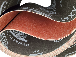 OEM Custom Zirconia <b>Abrasive</b> Sanding Belt Heavy Duty Grinding Belt for Stainless Steel Metal Surface Finishing Factory - Product Image 1