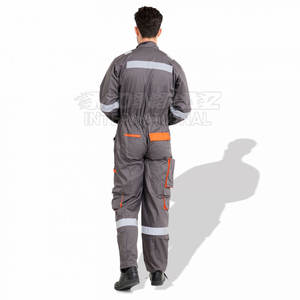 Custom Made High Visibility Reflective <b>Work</b> Coverall New Design Breathable and <b>Waterproof</b> Safety Workwear - Product Image 3