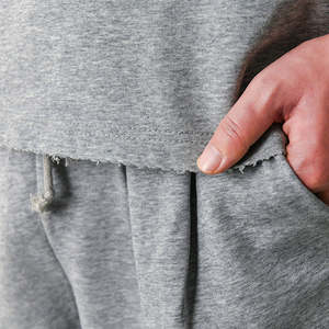 Conjunto de Camiseta Corta Oversize con Logotipo Personalizado, Transpirable, de Algodón, para Verano, Estilo Urbano, con Bordado - Product Image 4