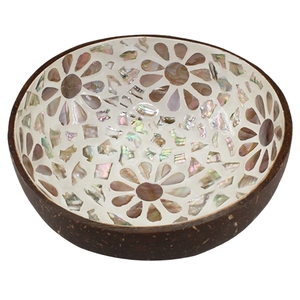 ชามกะลามะพร้าวแบบเป็นมิตรต่อสิ่งแวดล้อมงานหัตถกรรมจากเวียดนามแกะสลักทำด้วยมือขัดเงา - Product Image 4