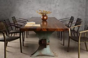 Mobilier moderne intérieur/extérieur pour bureau à domicile Coiffeuse en fer pour le salon Salle à manger École Hôpital Vente en gros Fabricant - Product Image 2