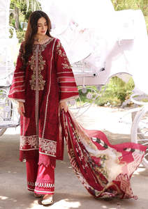 Super Hit collection-traje paquistaní de césped puro para mujer, vestido paquistaní de trabajo en tono negro - Product Image 2