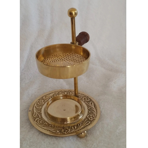 Quemador de incienso de carbón de calidad Superior, difusor de aceite de fragancia derretida de Mesa para el hogar, cuenco ajustable, latón de Metal de la mejor calidad - Product Image 2