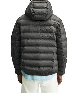 Veste coupe-vent à capuche chauffante pour homme, légère et compacte, avec fermeture éclair, finition hydrofuge, pour les voyages, la course à pied, la randonnée - Product Image 5